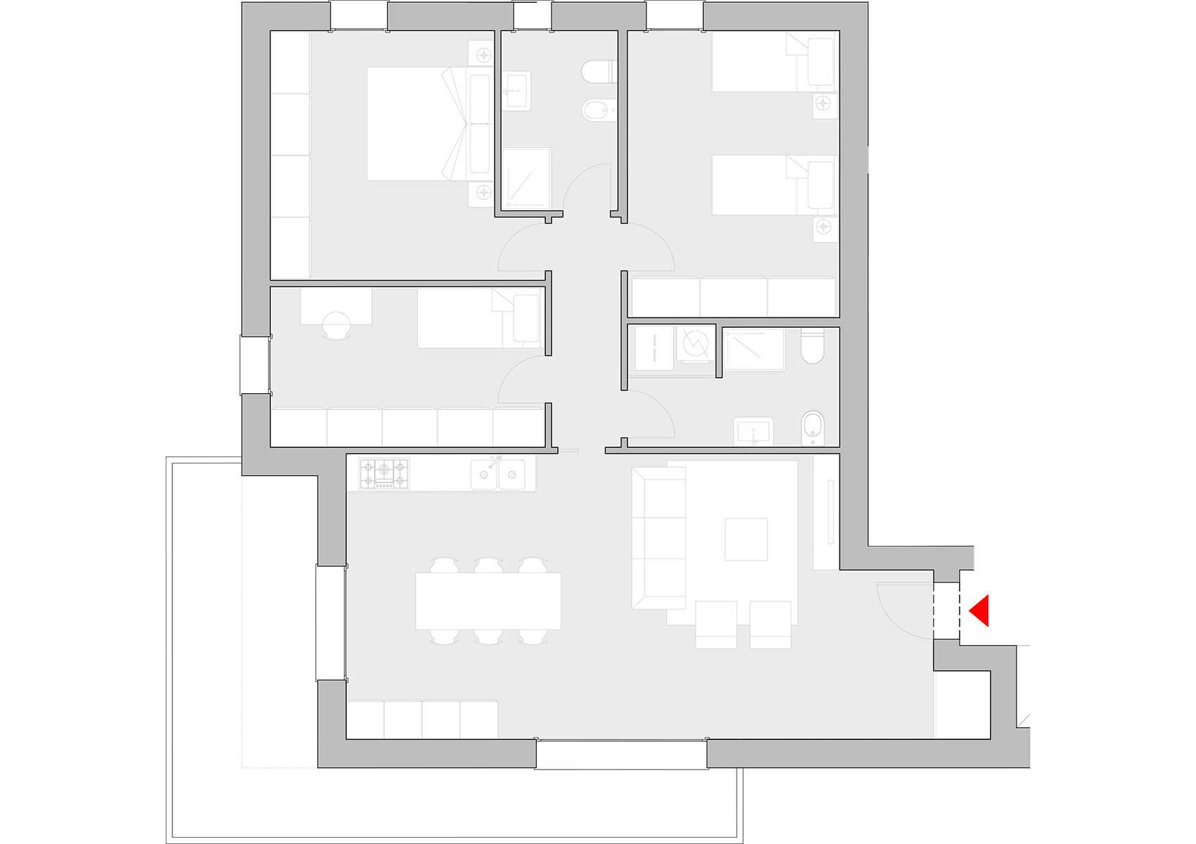 mazzinihomesappartamentoinvenditacreazzoB/