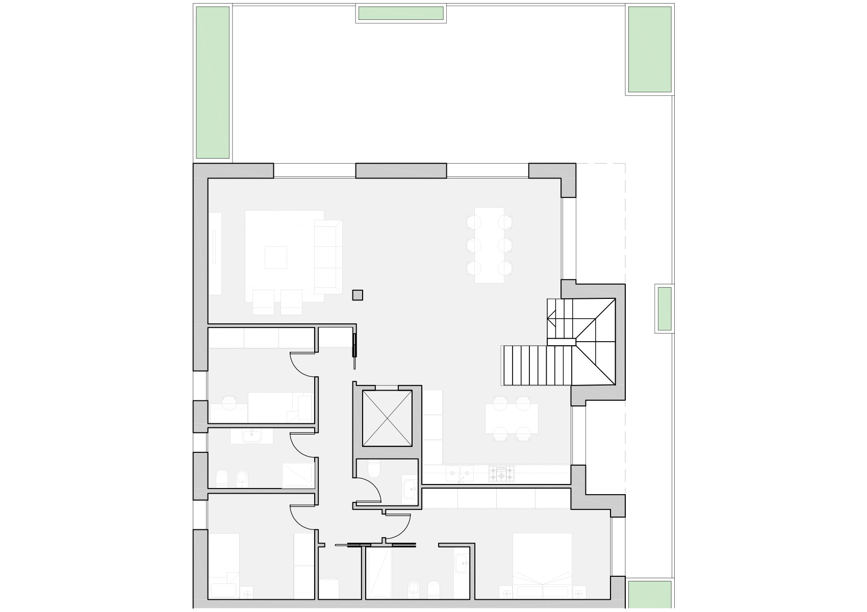 Attico vendita centro vicenza B3-Piantina