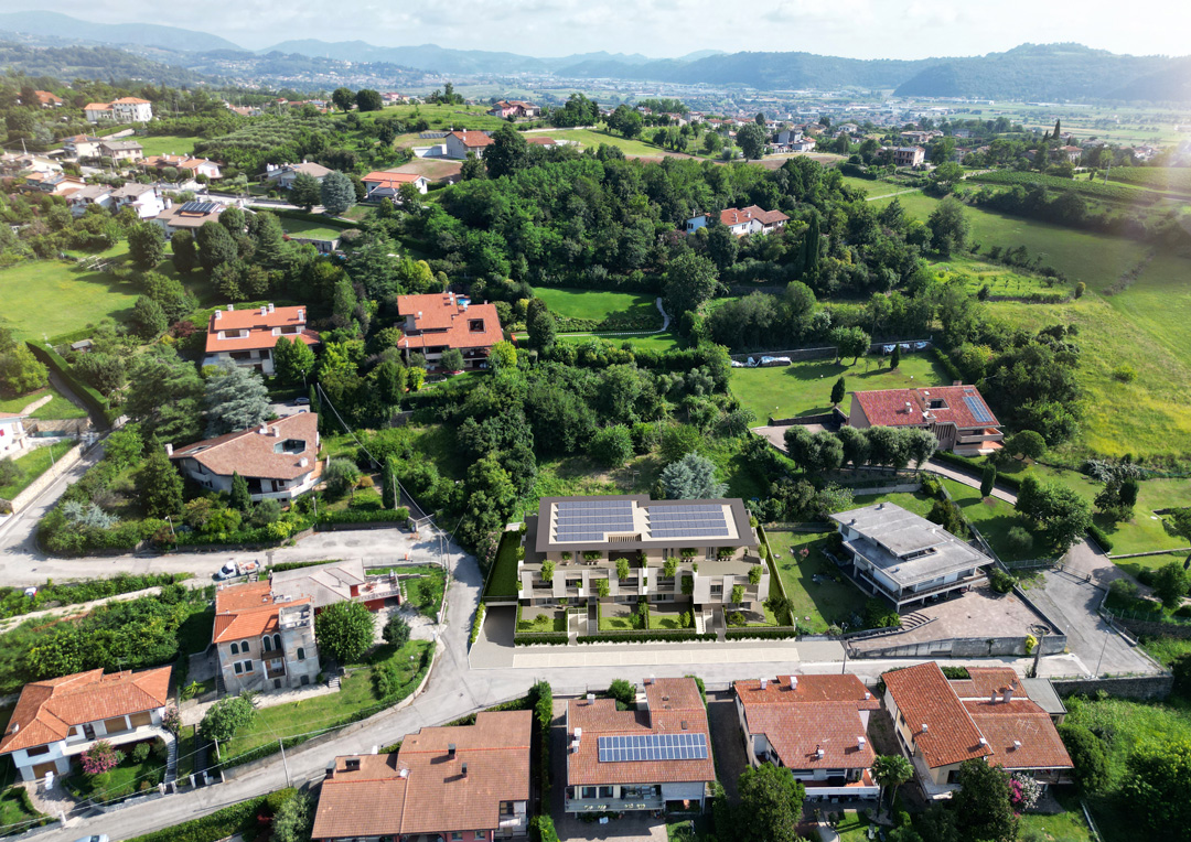 Case in vendita Arzignano Residenze al Colle vista aerea
